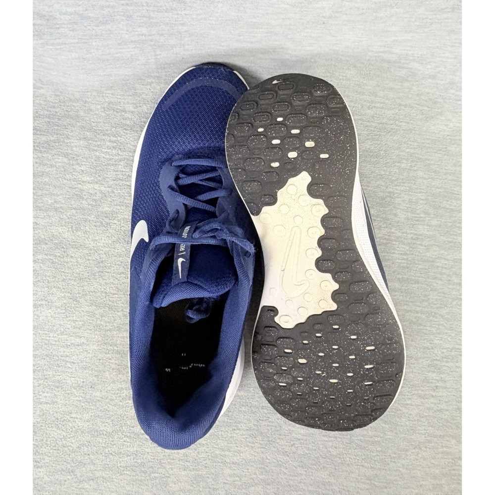 Nike‎ Revolution 7 Sneakers Mens 10.5 Navy Blue White Running - Picture 11 of 13